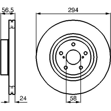 BOSCH | Bremsscheibe | 0 986 478 977