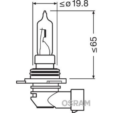 Osram | Glühlampe, Fernscheinwerfer | Original HIR1 12V Faltschachtel | 9011