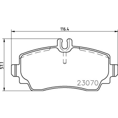 Brembo | Bremsbelagsatz, Scheibenbremse | P 50 047