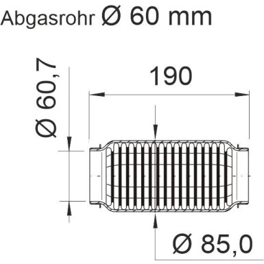 Ernst | Flexrohr, Abgasanlage | 464079