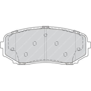 Ferodo | Bremsbelagsatz, Scheibenbremse | FDB4365