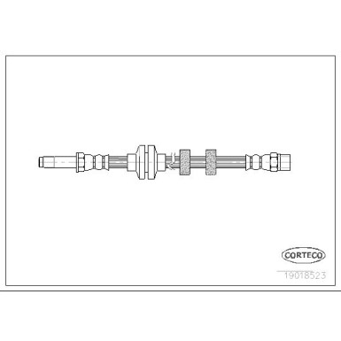 Corteco | Bremsschlauch | 19018523