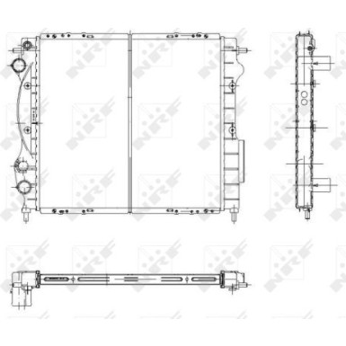NRF | Kühler, Motorkühlung | 58934