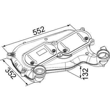 Mahle | Ladeluftkühler | CI 251 000P