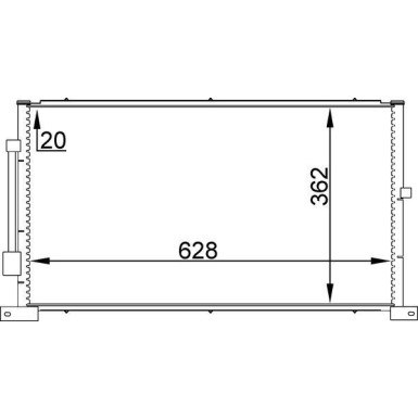 Mahle | Kondensator, Klimaanlage | AC 258 000S