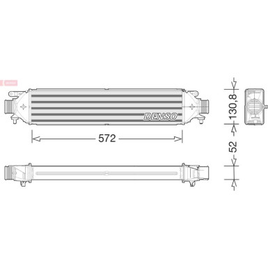 Denso | Ladeluftkühler | DIT01008