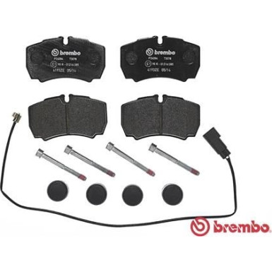 Brembo | Bremsbelagsatz, Scheibenbremse | P 24 084