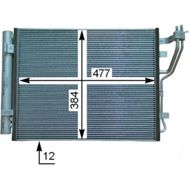 Mahle | Kondensator, Klimaanlage | AC 709 000P