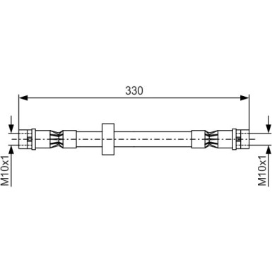 BOSCH | Bremsschlauch | 1 987 476 410
