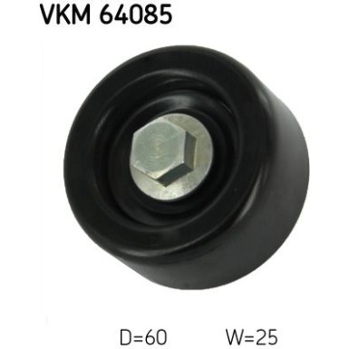 SKF | Umlenk-/Führungsrolle, Keilrippenriemen | VKM 64085