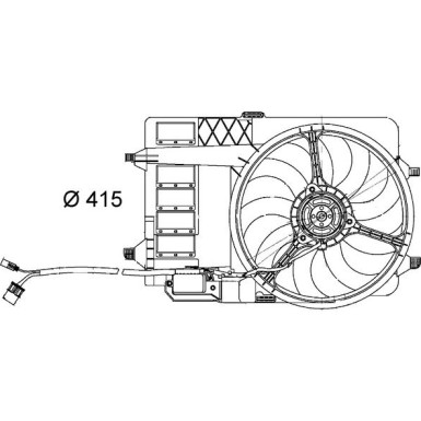 Mahle | Lüfter, Motorkühlung | CFF 29 000S
