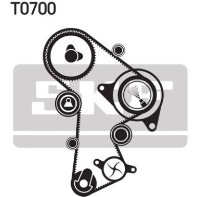 SKF | Zahnriemensatz | VKMA 01263