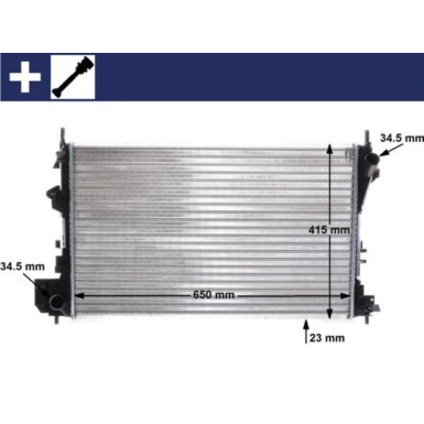 Mahle | Kühler, Motorkühlung | CR 40 000S