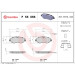 Brembo | Bremsbelagsatz, Scheibenbremse | P 56 066 Brembo | Bremsbelagsatz, Scheibenbremse | P 56 066