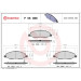 Brembo | Bremsbelagsatz, Scheibenbremse | P 56 088