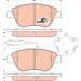 TRW | Bremsbelagsatz, Scheibenbremse | GDB1891