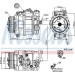NISSENS 89090 Klimakompressor 7SEU17C, 12V, PAG 46, R134a