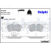 Delphi | Bremsbelagsatz, Scheibenbremse | LP2284 Delphi | Bremsbelagsatz, Scheibenbremse | LP2284