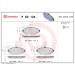 Brembo | Bremsbelagsatz, Scheibenbremse | P 50 124 Brembo | Bremsbelagsatz, Scheibenbremse | P 50 124