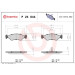 Brembo | Bremsbelagsatz, Scheibenbremse | P 24 044