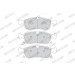 Ferodo | Bremsbelagsatz, Scheibenbremse | FDB4403 Ferodo | Bremsbelagsatz, Scheibenbremse | FDB4403