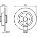 BOSCH | Bremsscheibe | 0 986 478 744