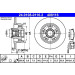 ATE | Bremsscheibe | 24.0108-0116.2 ATE | Bremsscheibe | 24.0108-0116.2