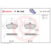 Brembo | Bremsbelagsatz, Scheibenbremse | P 85 044