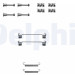 Delphi | Zubehörsatz, Feststellbremsbacken | LY1125 Delphi | Zubehörsatz, Feststellbremsbacken | LY1125