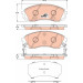 TRW | Bremsbelagsatz, Scheibenbremse | GDB3448