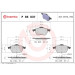 Brembo | Bremsbelagsatz, Scheibenbremse | P 85 037