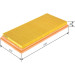 BOSCH F 026 400 053 Luftfilter BOSCH F 026 400 053 Luftfilter