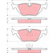 TRW | Bremsbelagsatz, Scheibenbremse | GDB1343