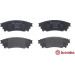 Brembo | Bremsbelagsatz, Scheibenbremse | P 83 166 Brembo | Bremsbelagsatz, Scheibenbremse | P 83 166
