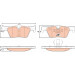 TRW | Bremsbelagsatz, Scheibenbremse | GDB1919