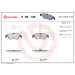 Brembo | Bremsbelagsatz, Scheibenbremse | P 85 145