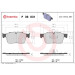 Brembo | Bremsbelagsatz, Scheibenbremse | P 36 031 Brembo | Bremsbelagsatz, Scheibenbremse | P 36 031