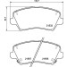 Brembo | Bremsbelagsatz, Scheibenbremse | P 30 123