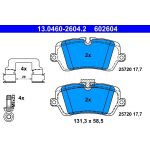 ATE | Bremsbelagsatz, Scheibenbremse | 13.0460-2604.2