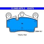 ATE 13.0460-4976.2 Bremsbeläge für Verschleißwarnanzeiger vorbereitet, exkl. Verschleißwarnkontakt