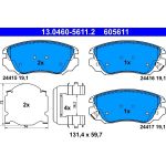 ATE | Bremsbelagsatz, Scheibenbremse | 13.0460-5611.2
