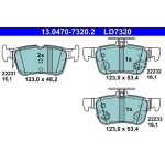 ATE Ceramic 13.0470-7320.2 Bremsbeläge mit akustischer Verschleißwarnung