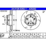 ATE | Bremsscheibe | 24.0128-0282.1