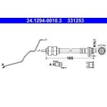 ATE | Bremsschlauch | 24.1294-0010.3