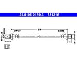 ATE | Bremsschlauch | 24.5105-0139.3