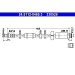 ATE | Bremsschlauch | 24.5112-0465.3