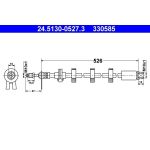 ATE | Bremsschlauch | 24.5130-0527.3