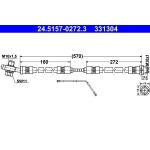 ATE | Bremsschlauch | 24.5157-0272.3