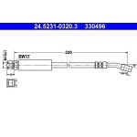 ATE | Bremsschlauch | 24.5231-0320.3