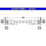 ATE | Bremsschlauch | 24.5237-0360.3